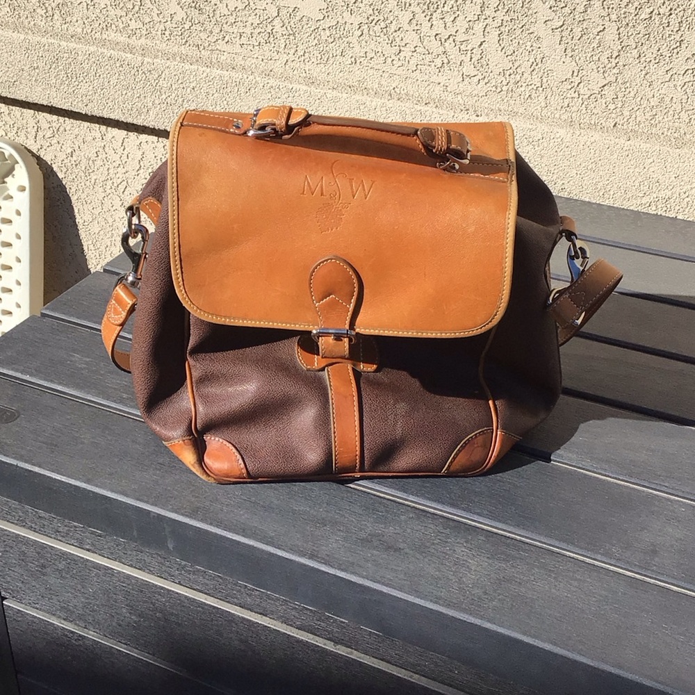 Mulholland Brothers leather used bag